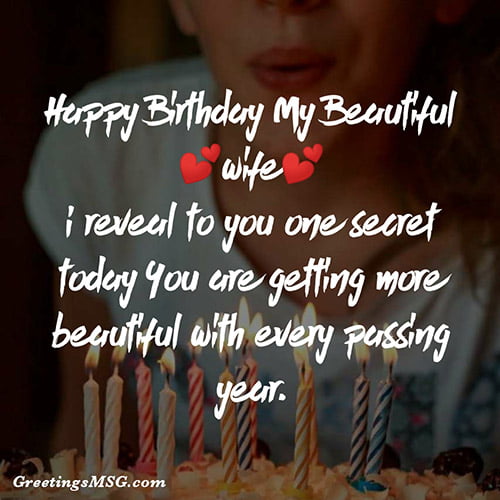 Birthday Wishes for Wife