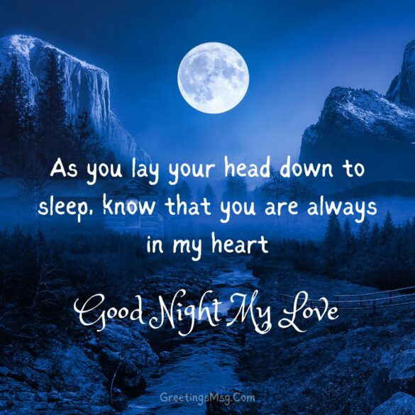 85+ Unique Good Night Message To My Sweetheart | Good Night Quotes