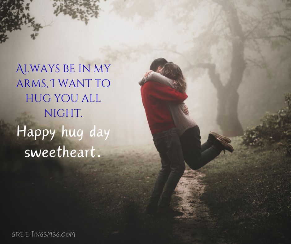 Hug Day Quotes For Wife