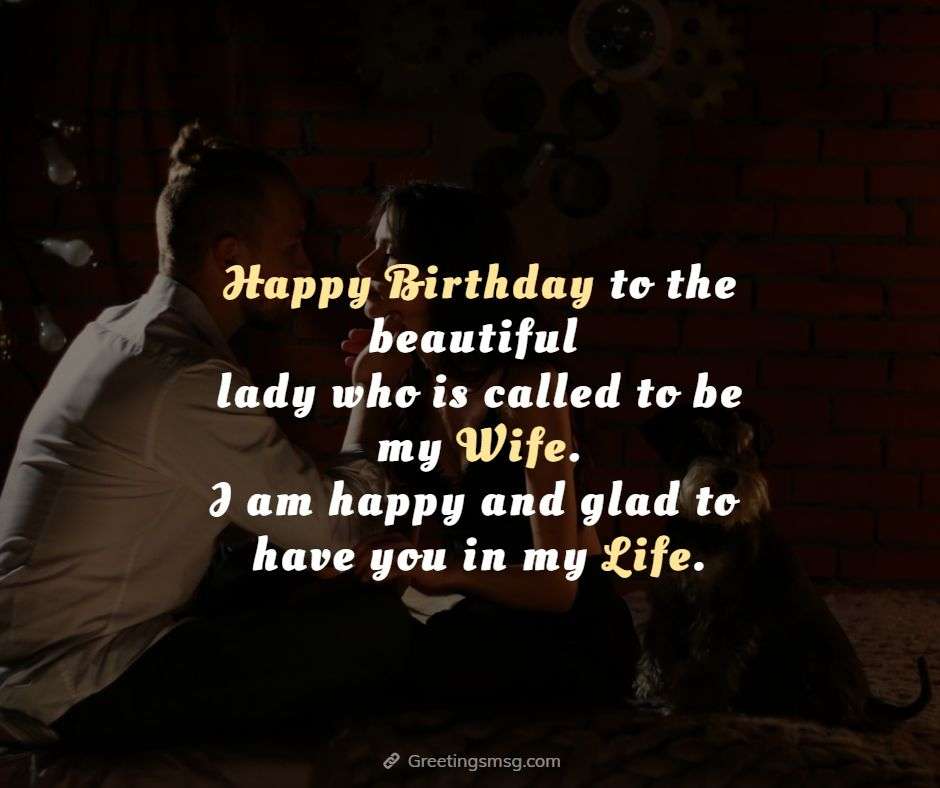 Happy Birthday Wishes For Wife