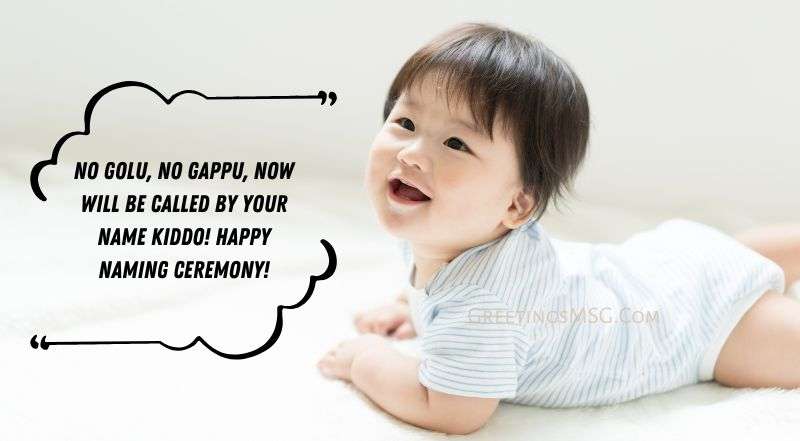 Naming Ceremony Message