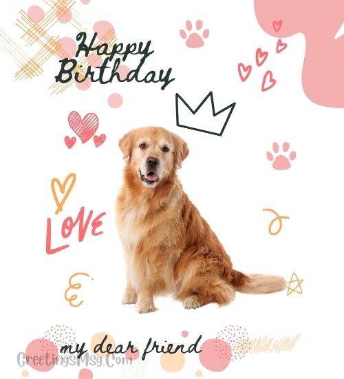 Heart Touching Birthday Wishes For Pet Dog