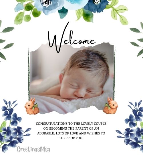 Congratulations Message for Baby Boy